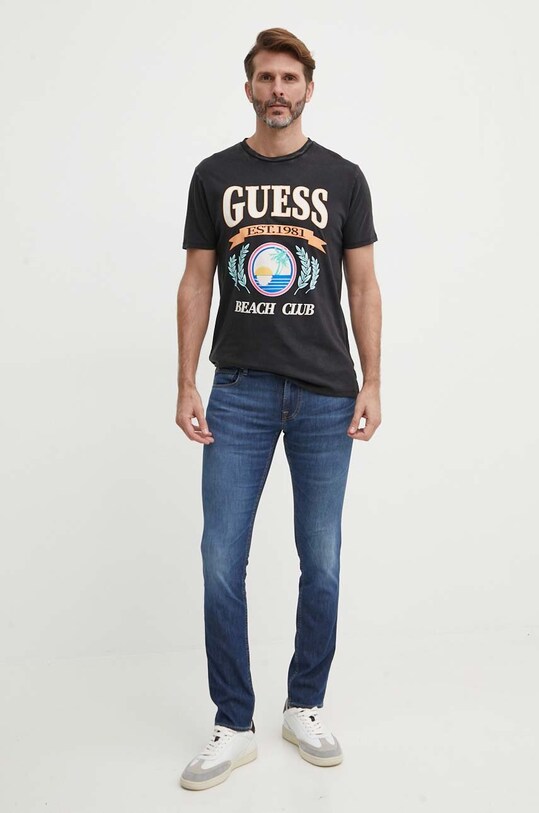 Джинсы Guess MIAMI M4GAN1.D4Z24 голубой SS24