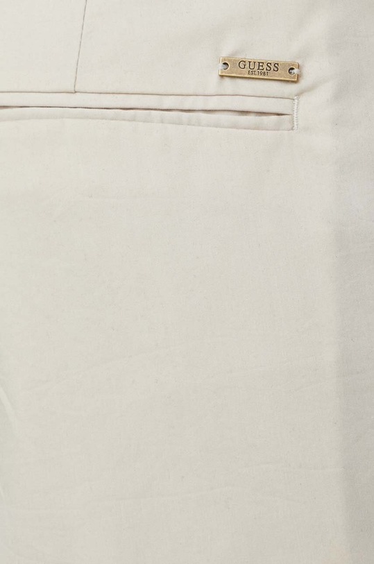 Guess spodnie MYRON beżowy M4GB01.WG6H0