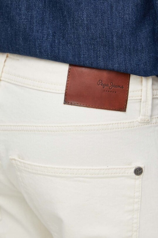 Pepe Jeans jeansy TAPERED JEANS PM207390WI5 beżowy