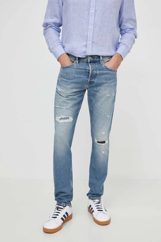 Pepe Jeans jeansy TAPERED JEANS BURN niebieski PM207640