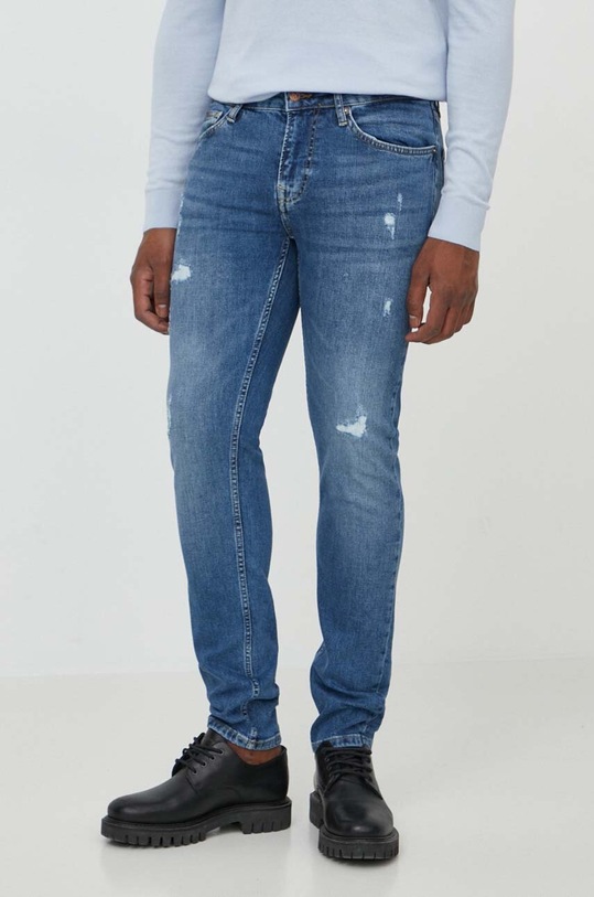 Τζιν παντελόνι Pepe Jeans SLIM JEANS WORN μπλε PM207641