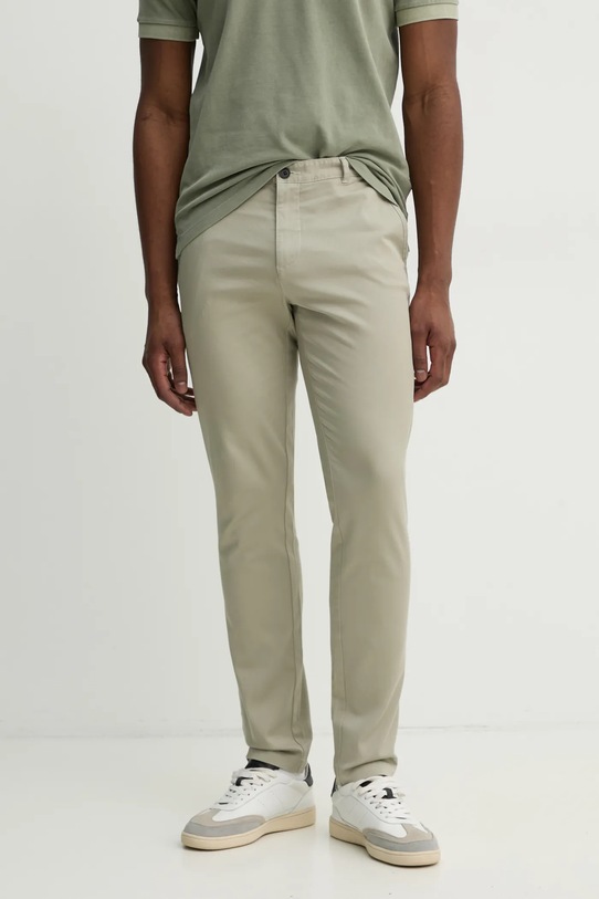 Sisley pantaloni chinos gri 4AIHSF021