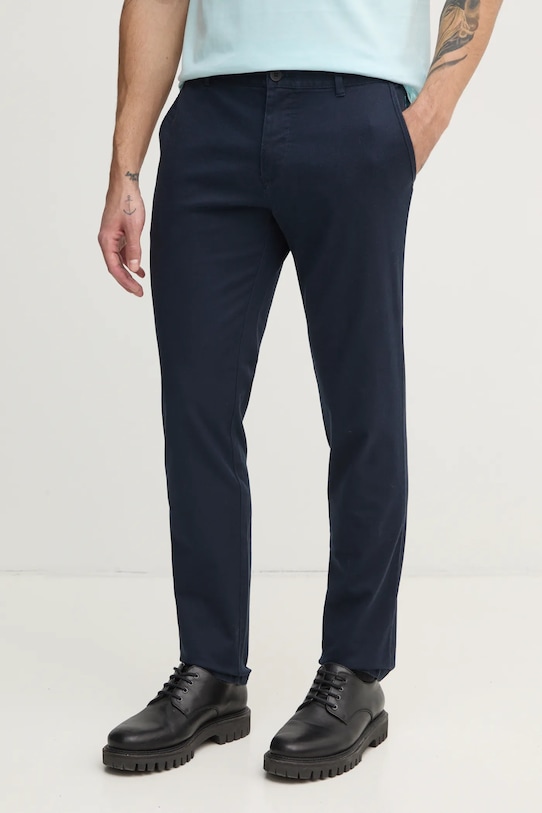 Sisley pantaloni chinos bleumarin 4AIHSF021