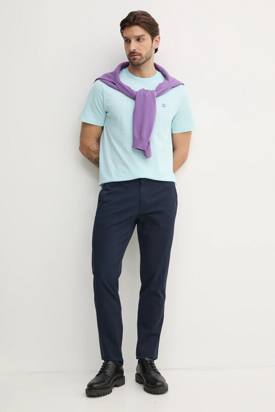 Sisley pantaloni 4AIHSF021 bleumarin SS25
