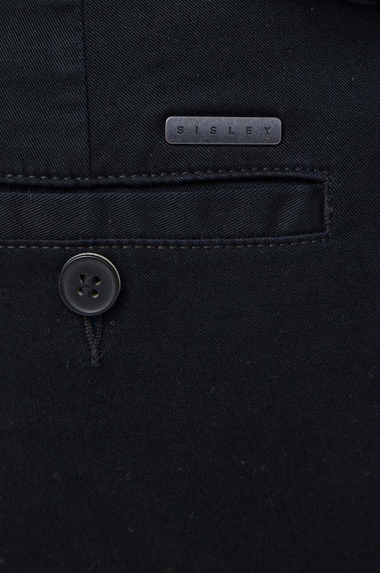 Sisley spodnie czarny 4AIHSF021