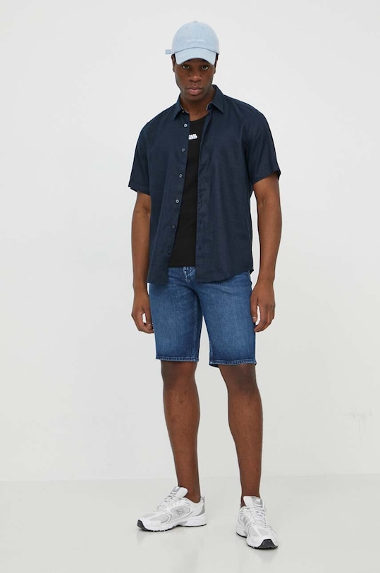 Tommy Hilfiger szorty MW0MW35176 niebieski SS24