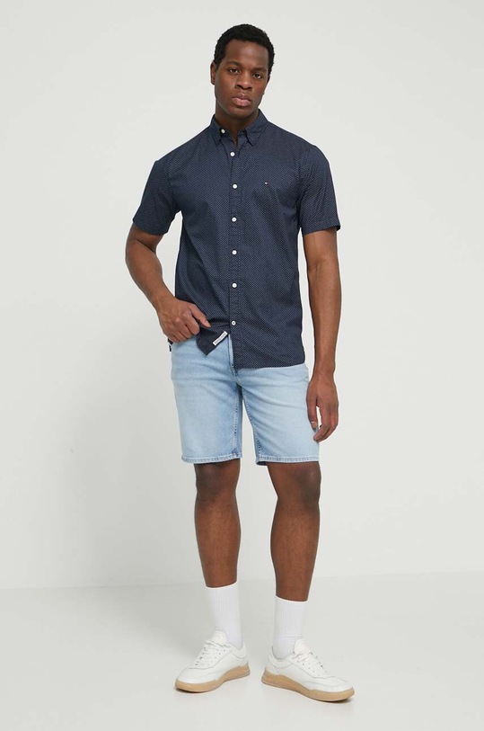 Tommy Hilfiger szorty jeansowe MW0MW35178 niebieski SS24
