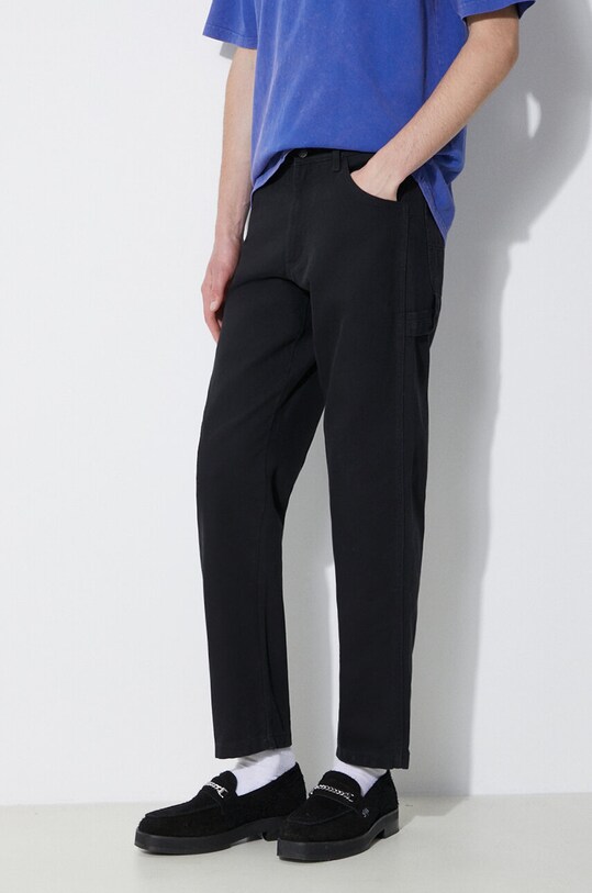 Džíny Dickies DUCK CARPENTER PANT černá DK0A4XIF