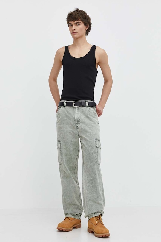 Dickies jeansy NEWINGTON PANT zielony DK0A4YSB