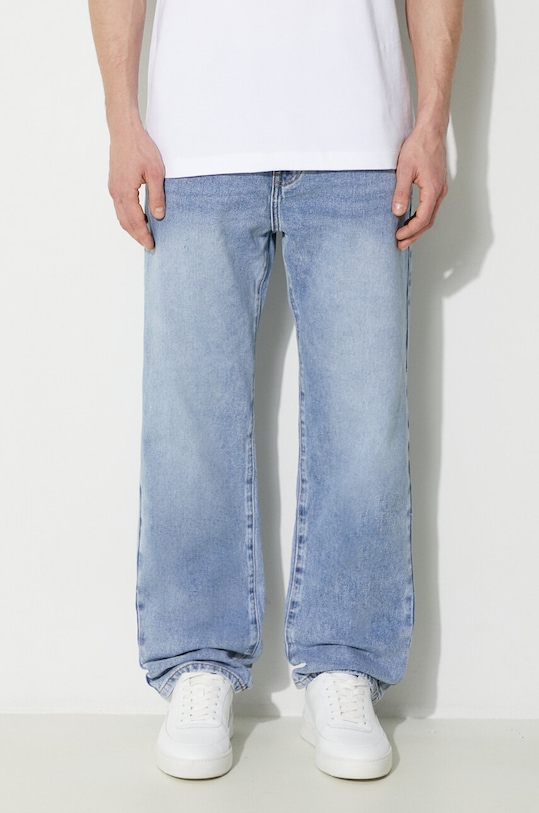 Джинси Billionaire Boys Club Diamond & Dollar Embroidered Denim блакитний B24152