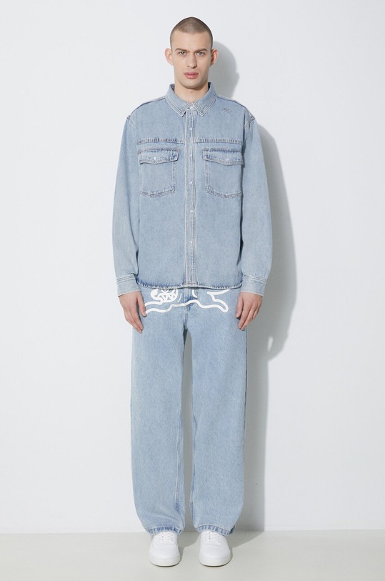 Icecream jeans Running Dog Double Scoop IC24150 blue SS24