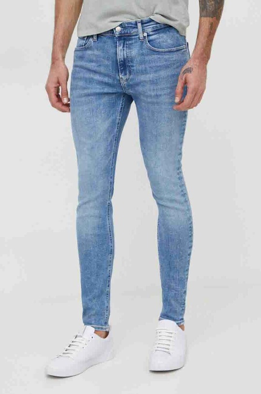 Rifle Calvin Klein Jeans modrá J30J324843