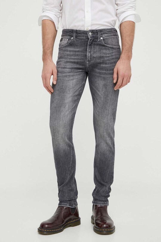 Rifle Calvin Klein Jeans sivá J30J324846