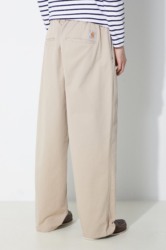 Clothing Carhartt WIP cotton trousers Marv Pant I033129.G106 beige