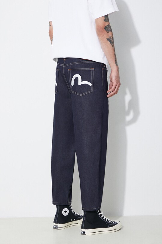 Evisu jeansy Seagull Emb Jeans czarny 2ESHTM4JE7028
