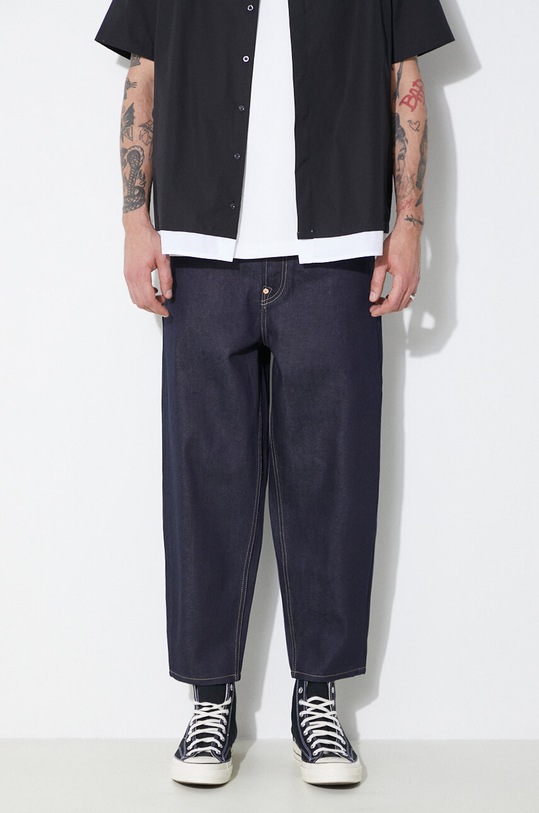 Odzież Evisu jeansy Seagull Emb Jeans 2ESHTM4JE7028 czarny