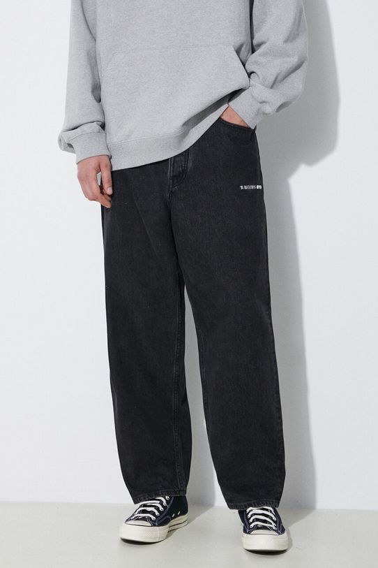 Traperice A Bathing Ape Metal Logo Pin Denim Pants