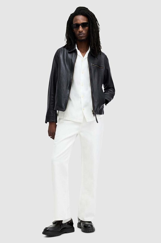 Bombažne kavbojke AllSaints LENNY bela M010EA