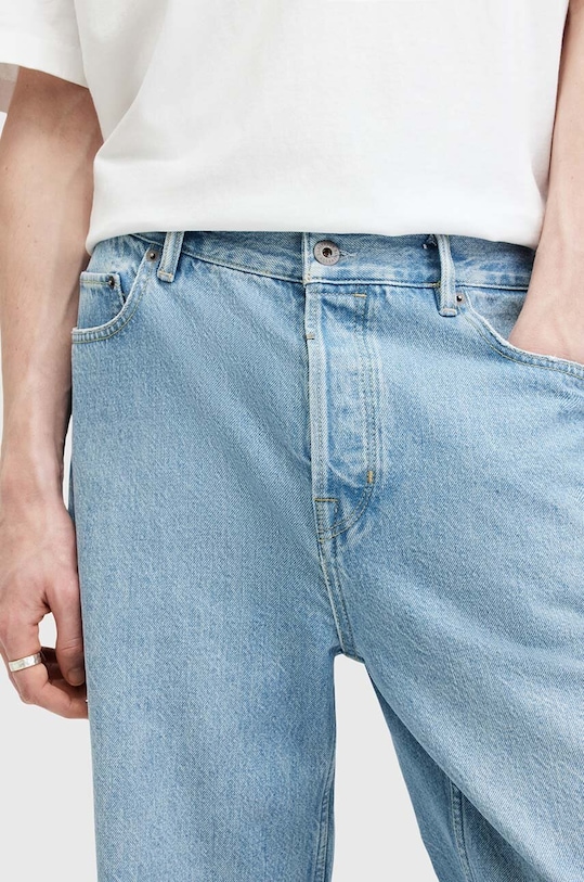 Odzież AllSaints jeansy bawełniane LENNY M010EA niebieski