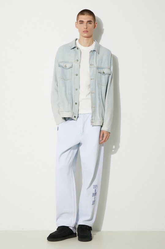 AAPE jeans AAPJNMA681XAM blue SS24
