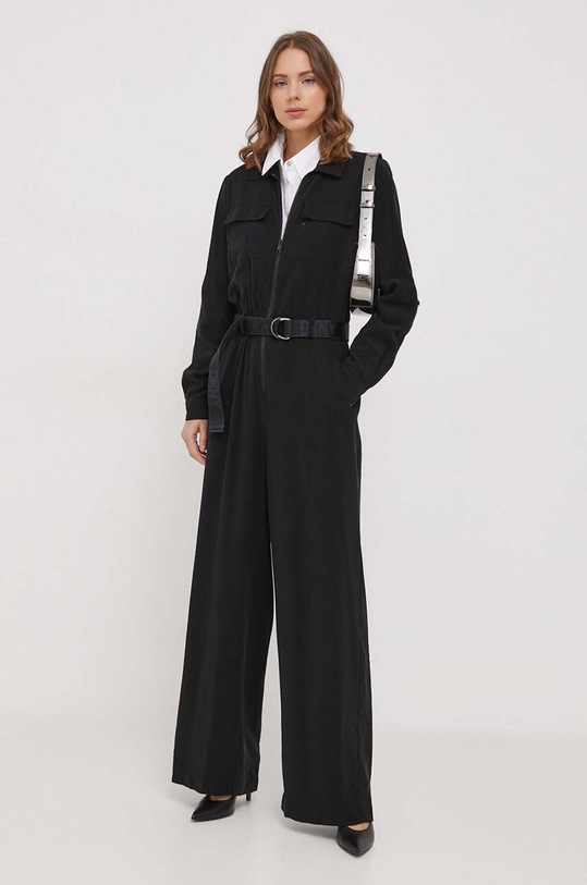 Îmbrăcăminte Dkny salopeta P3KZ8U88 negru