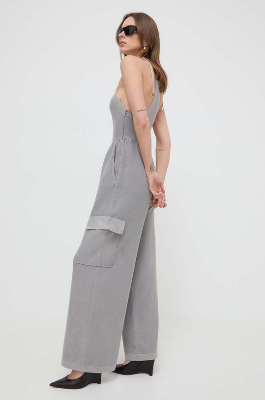 Elisabetta Franchi tuta in cotone KT46S41E2 grigio SS24