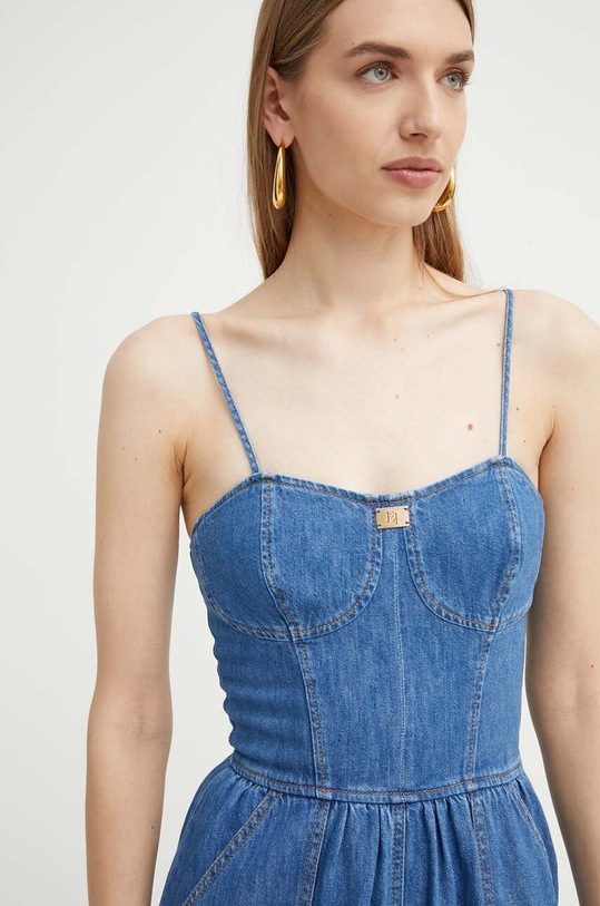 Ολόσωμη φόρμα τζιν Elisabetta Franchi TJ29D41E2