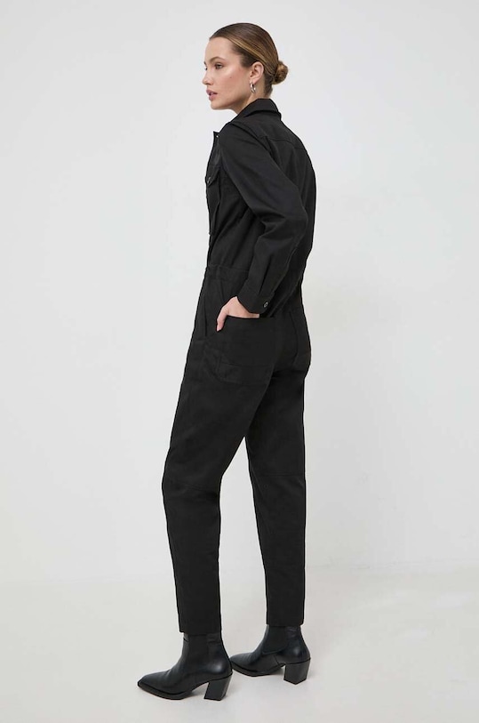 Îmbrăcăminte G-Star salopetă din bumbac D24234.C962 negru