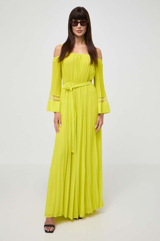 Twinset tuta elegante tessuto verde 241TP2462