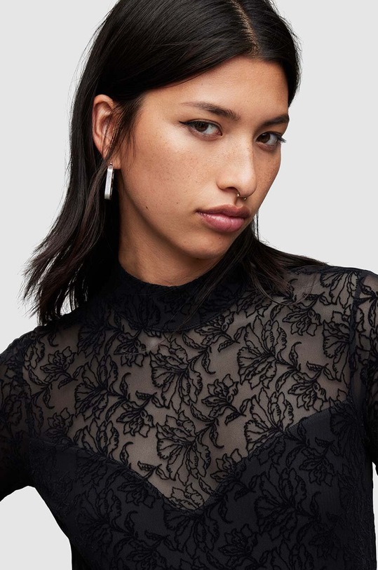 Ρούχα Ολόσωμη φόρμα AllSaints Flocked WP060Z μαύρο