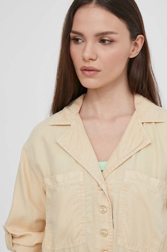 Pepe Jeans kombinezon Elison beżowy PL230479