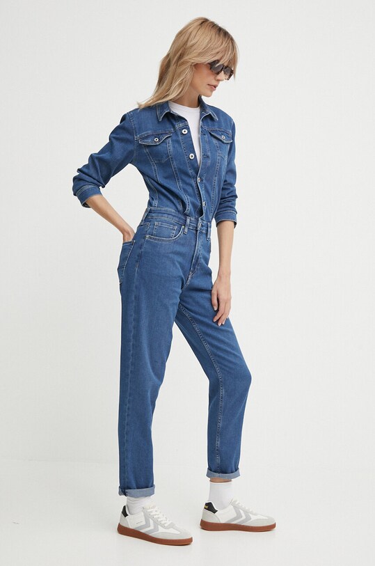 Oblečení Džínový overal Pepe Jeans JESSICA PL230490 námořnická modř