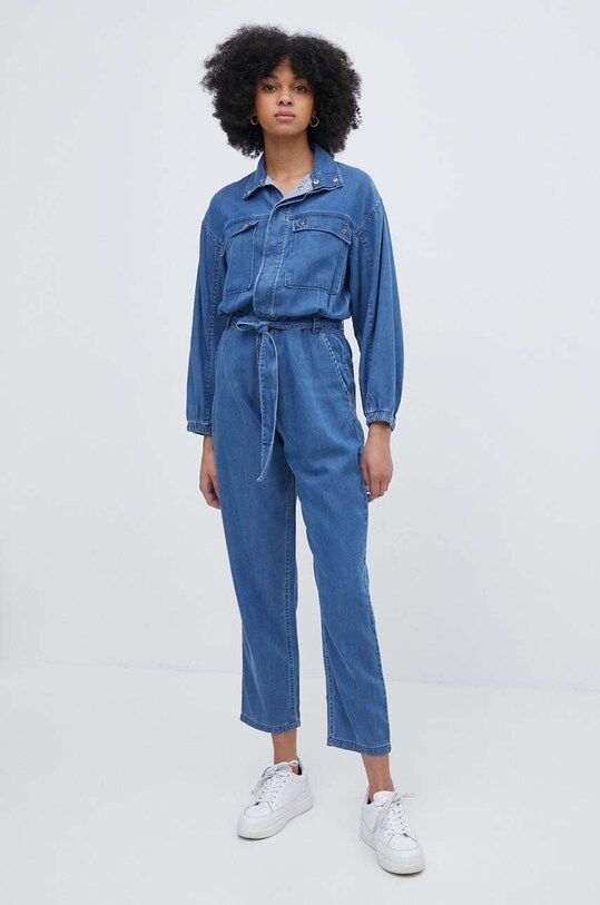 Pepe Jeans kombinezon GLADYS casual granatowy PL230491