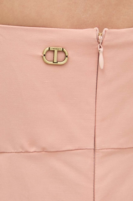 Twinset kombinezon z domieszką lnu 241TT2105 pomarańczowy