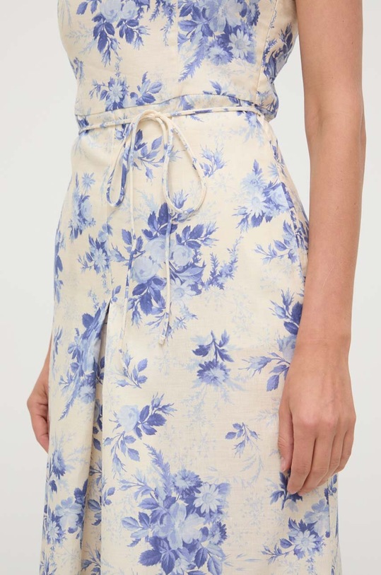 Twinset salopeta din in 241TT2420 albastru