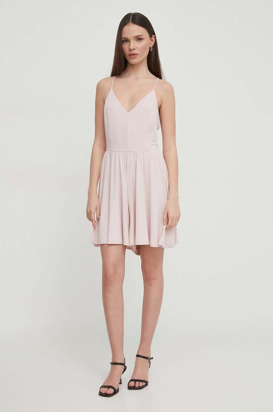 Ολόσωμη φόρμα Calvin Klein Jeans J20J223315 ροζ SS24