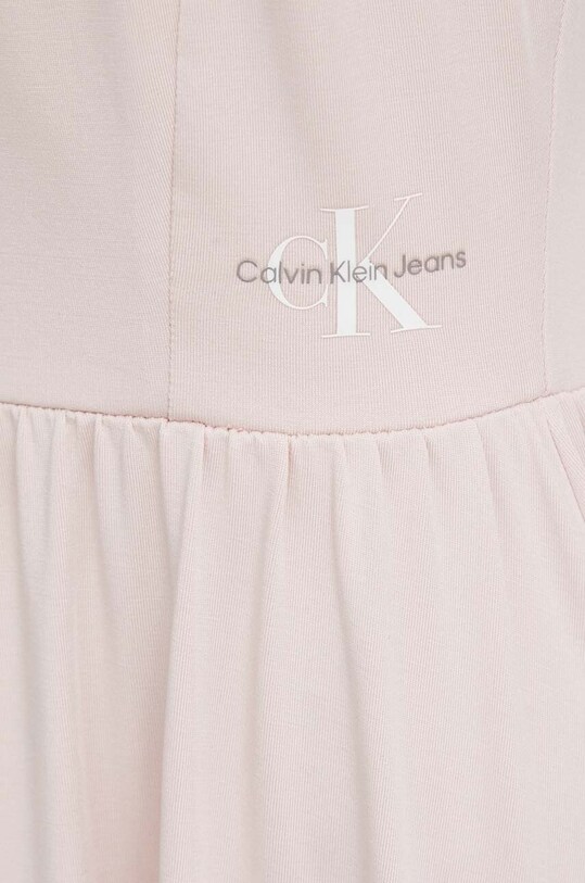 Ολόσωμη φόρμα Calvin Klein Jeans J20J223315 ροζ