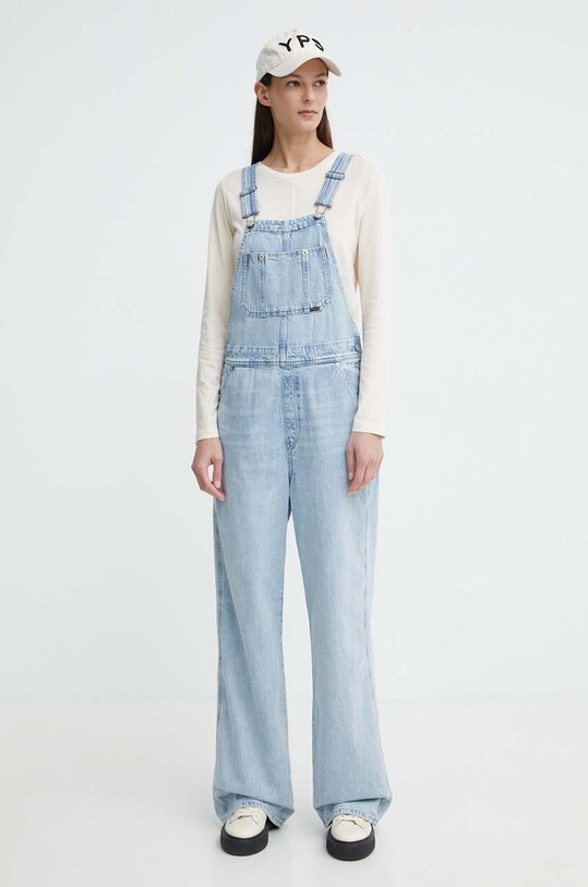 G-Star salopete din denim albastru D24398.D536