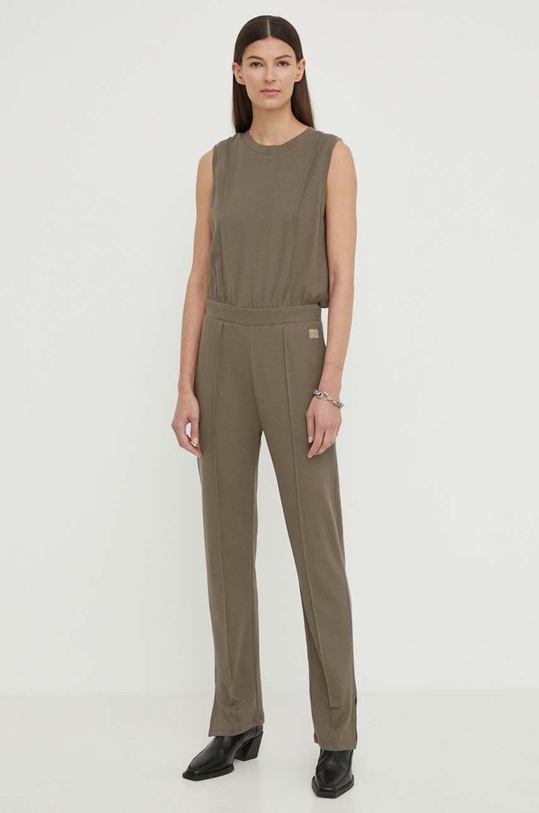 Overal G-Star bavlna hnedá D24525.D275