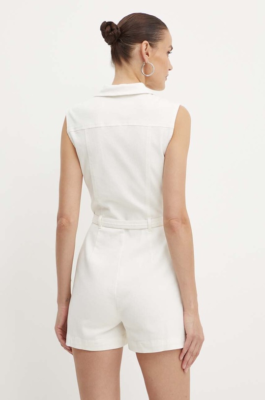 Îmbrăcăminte Morgan salopeta jeans SHARL SHARL.OFF.WHITE alb