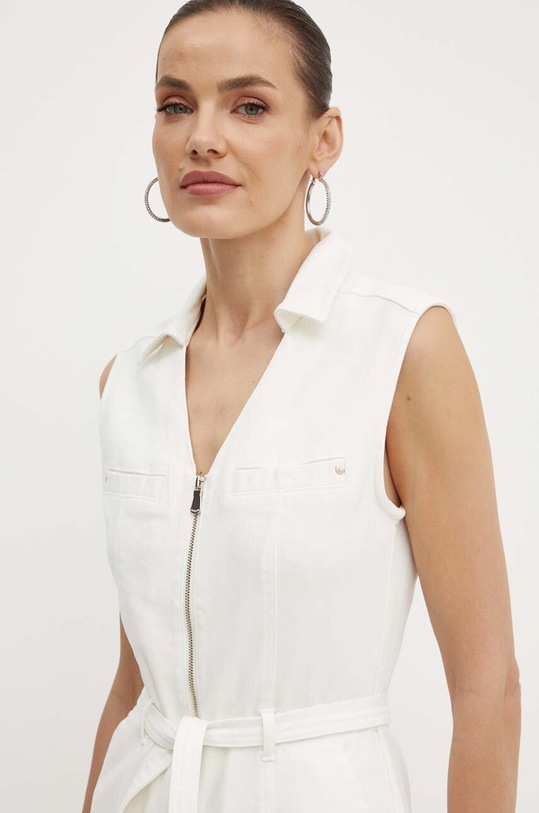 Morgan salopeta jeans SHARL SHARL.OFF.WHITE alb