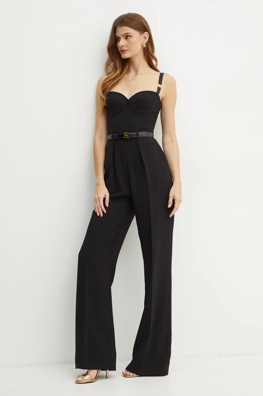 Ολόσωμη φόρμα Elisabetta Franchi TU01441E2.NORBLIN μαύρο SS24