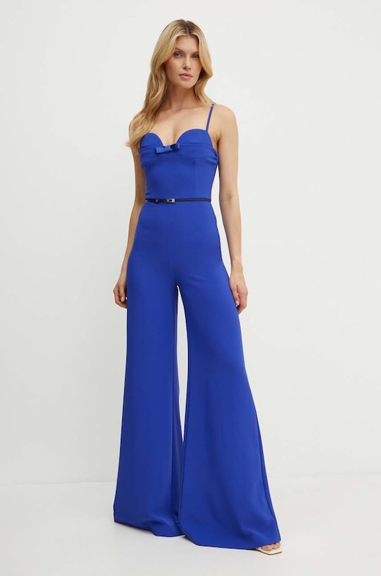 Elisabetta Franchi tuta elegante tessuto blu TU02942E2.NORBLIN