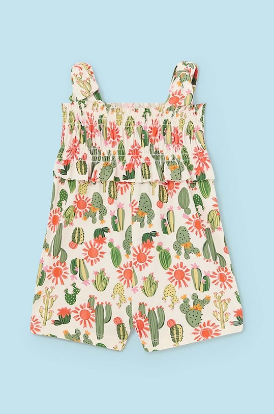 Mayoral salopete din bumbac pentru bebelusi cu modele verde 1841.4L.Baby.PPYH