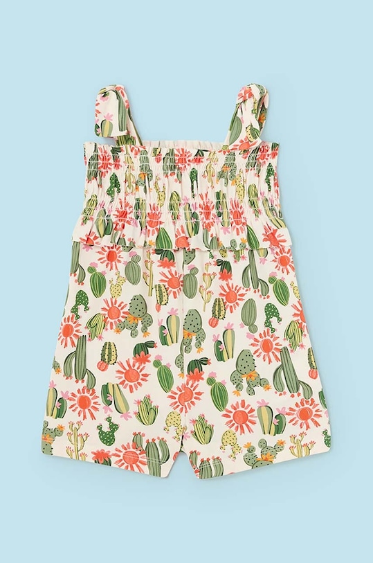 Mayoral salopete din bumbac pentru bebelusi 1841.4L.Baby.PPYH verde SS24