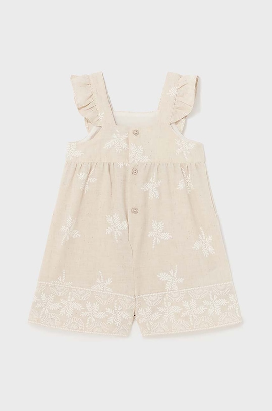 Ολόσωμη φόρμα μωρού Mayoral 1846.4H.Baby.PPYH μπεζ SS24