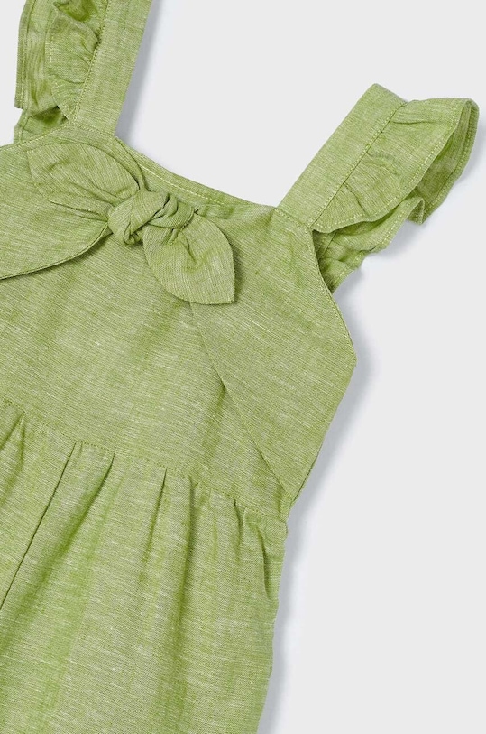 Mayoral salopetă de in pentru copii verde 3859.6E.Mini.PPYH