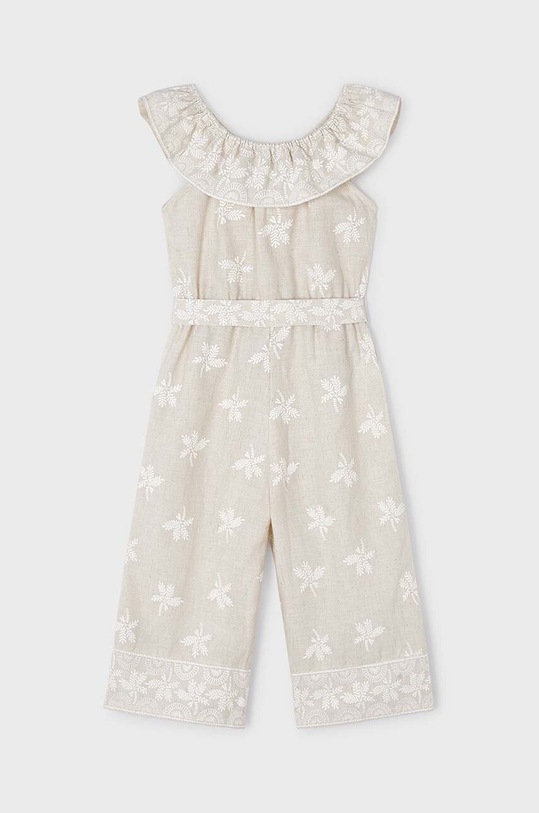 Κοριτσίστικα Βρεφικό λινό κοστούμι Mayoral 3860.6F.Mini.PPYH μπεζ