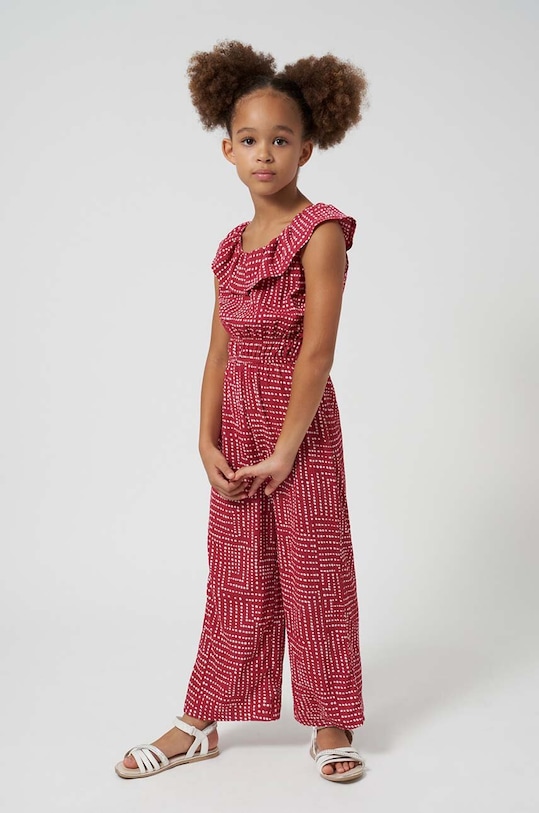 Παιδική ολόσωμη φόρμα Mayoral εμπριμέ πορτοκαλί 6857.8D.Junior.PPYH