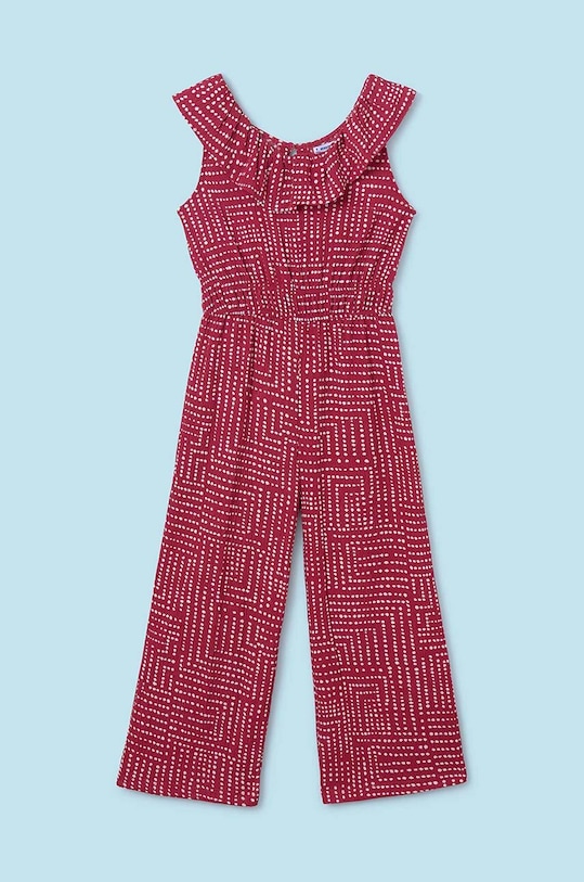 Παιδική ολόσωμη φόρμα Mayoral 6857.8D.Junior.PPYH πορτοκαλί SS24